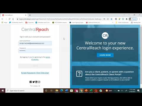 Login Centralreach
