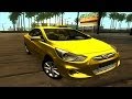 2013 Hyundai Accent Blue Taksi para GTA San Andreas vídeo 1