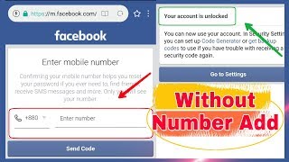 NUMBER LOCKED SOLVED | Facebook Account Lock Bypass Without Number Add Unlocked Process