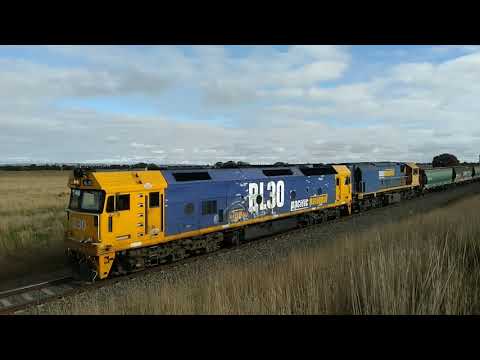 7736V Grain train at Gheringhap (13/6/2021)