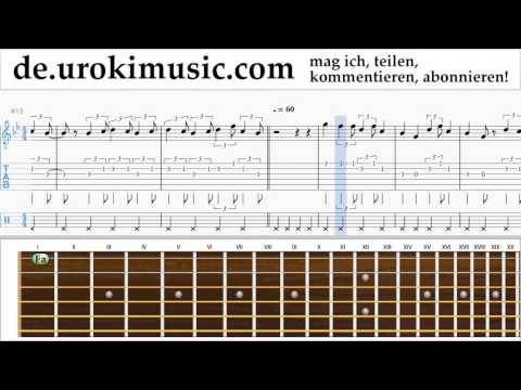 Gitarre Lernen Lukas Graham - 7 Years Tabulatur Teil#2 um-i995