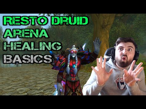 Resto Druid Arena HEALING Basics + Self VOD Review - WoW Shadowlands Rdruid PvP