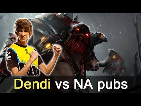 Dendi Pudge vs NA pub — easiest game of Dendi's life