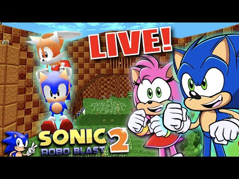Sonic and Amy Play Sonic Robo Blast 2 LIVE!!!