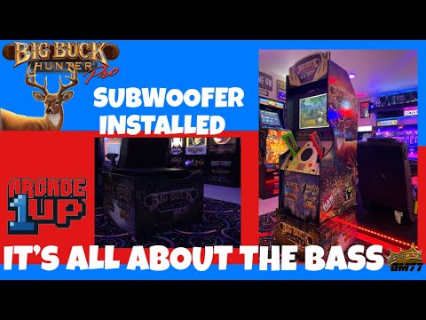 ARCADE1UP BIG BUCK HUNTER WITH A SUBWOOFER #bigbuckhunter #arcade1up #bigbuck