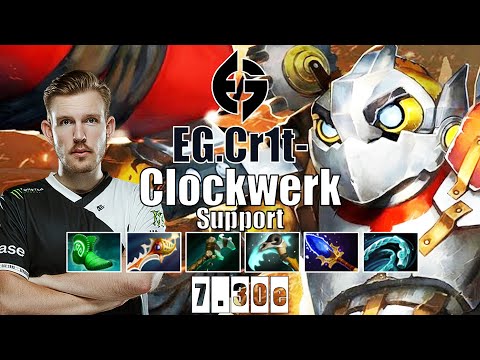 Clockwerk Support | EG.Cr1t- | POS 4 CLOCKWERK BROKEN SUPPORT TRUE MVP | 7.30e Gameplay Highlights