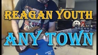 Reagan Youth - Any Town - Guitar Cover (Tab in description!)