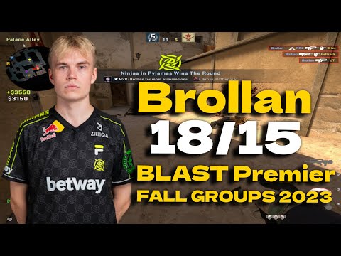 CSGO POV NIP Brollan (18/15) vs Complexity (MIRAGE) @ BLAST Premier Fall Groups 2023