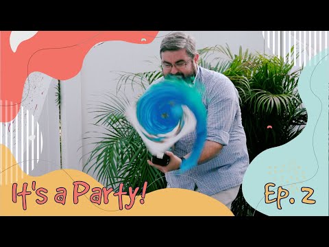 DIY Spin Art - to the EXTREME | "It's a Party" Ep. 2
