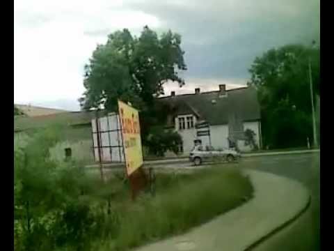 DK35 PRZEJAZD DROGA KRAJOWA NR.35.Biskupice Pdg- Walbrzych. National Road Number 35. Poland