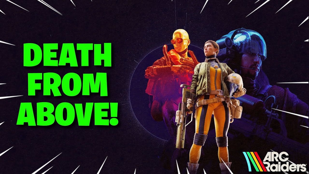 ARC Raiders - Death From Above Achievement Guide - 50 damage to any enemy while atop a Rocketeer - YouTube