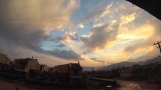 preview picture of video 'GoPro Time-lapse Panning of a Sunset and Thunder Storm. Turkey.'