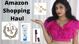 Amazon Wedding Jewellery Makeup Skincare Haul | Aanchal