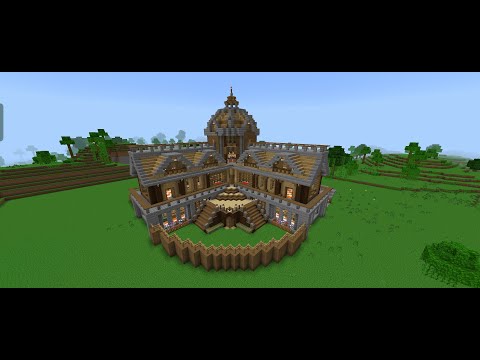 Anu the Gamer - Minecraft: How to Make a Wooden Mansion For Survival: Minecraft House Tutorial || Anu the Gamer