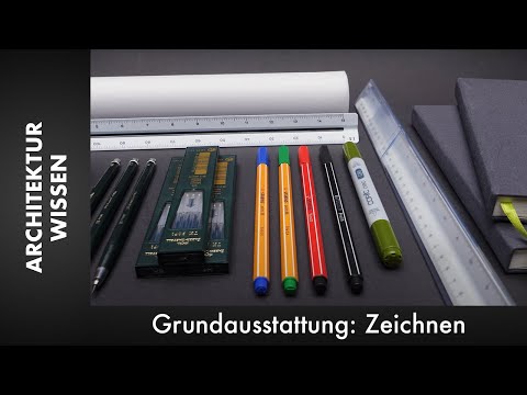 Ausstattung Architekturstudium: Zeichnen - Was du wirklich brauchst + Kosten [Architekturwissen]