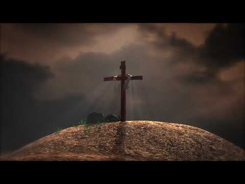 Jesus Cross 3D Animation footage Free to use