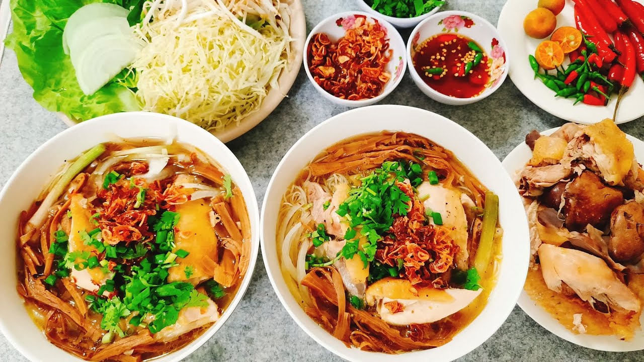 Cách Nấu Miến Măng Gà