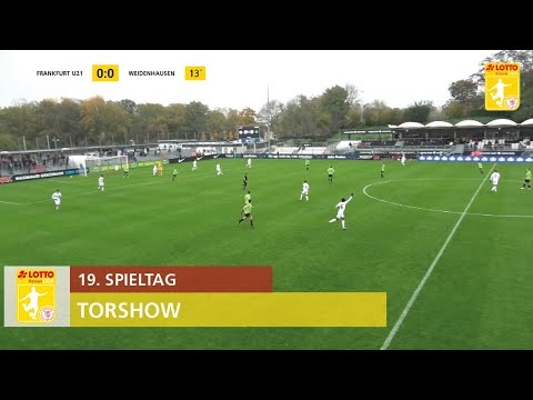 Torshow 19. Spieltag LOTTO Hessenliga 2022/2023