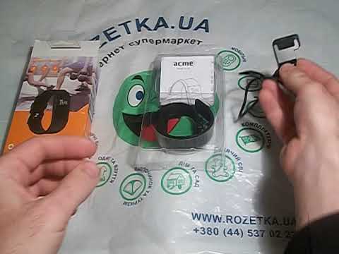 Acme ACT03 Activity tracker Black распаковка