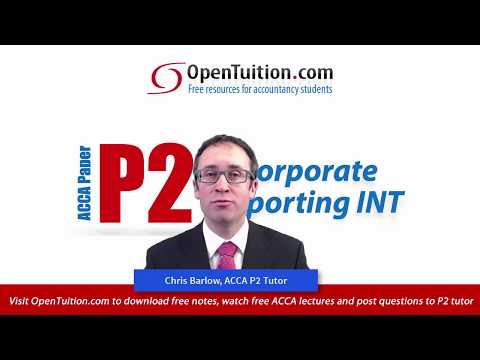 ACCA P2 Introduction to Corporate Reporting