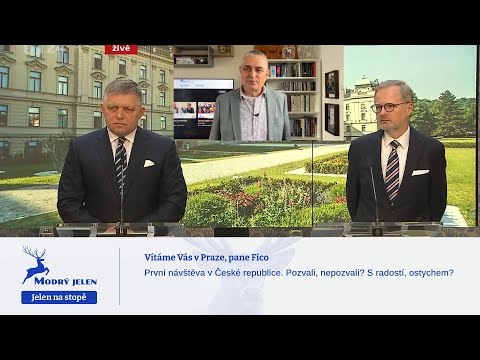Vítáme Vás v Praze, pane Fico
