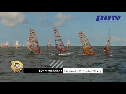 BIC Techno 293 and Techno 293 + WORLDS 2018 - Day 2