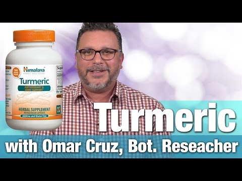 Himalaya turmeric with botanical researcher