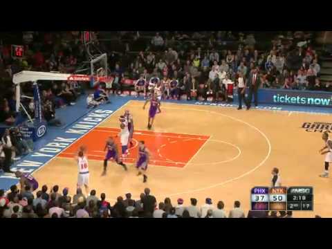 Phoenix Suns vs New York Knicks 12/2/12