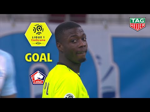 Goal Nicolas PEPE (90' +4) / Olympique de Marseille - LOSC (1-2) (OM-LOSC) / 2018-19