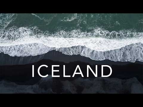 1 Hour Relaxing Iceland Drone Video 4K | Calming Music & Nature Sounds