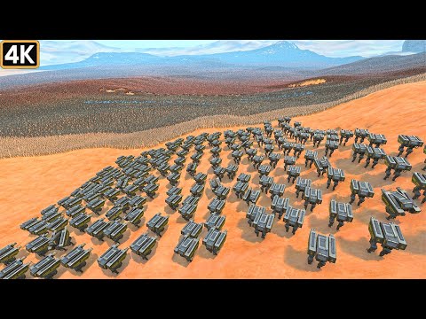 10,000 LANDMINES vs 4.3 MILLION Giant ZOMBIES Horde! (Feat. The HEROES Army) | UEBS 2