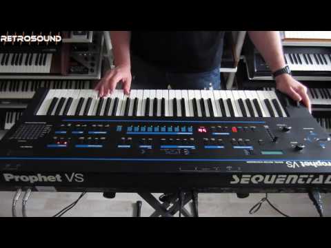 Sequential Prophet VS - Vector Synthesizer (1986) *Video Games* crime soundtrack style