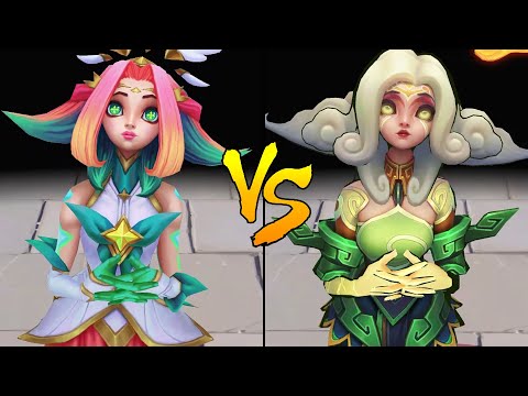Shan Hai Scrolls Neeko vs Star Guardian Neeko Skin Comparison Spotlight (League of Legends)