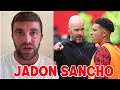 STAND-OFF between Jadon Sancho and Erik ten Hag at Manchester United! ⚔️🔴