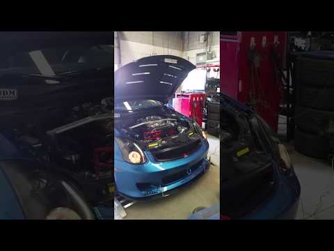 Infiniti G35 Coupe Vortech Supercharger 455whp Dyno Pull