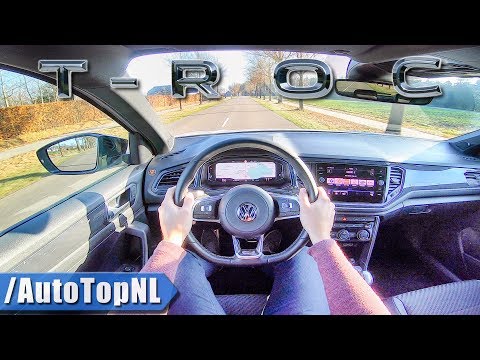2019 VW T ROC 2.0 TSI 4Motion R LINE POV Test Drive on HIGHWAY & ROAD by AutoTopNL