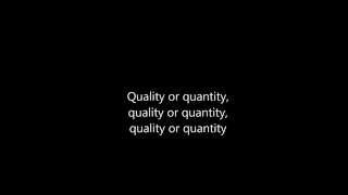 Bad Religion - Quality or Quantity [Lyrics]
