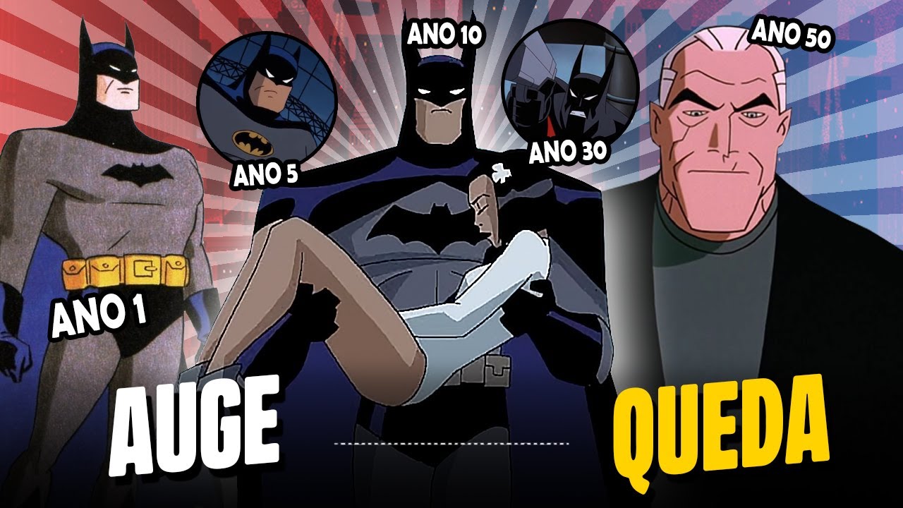 O AUGE e a QUEDA DO BATMAN da SÉRIE ANIMADA - DA ORIGEM até APOSENTADORIA