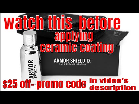 AVALON KING ARMOR SHIELD IX - APPLYING NANO CERAMIC COATING INSTRUCTIONS