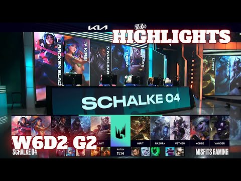 S04 vs MSF - Highlights | Week 6 Day 2 S11 LEC Summer 2021 | Schalke 04 vs Misfits