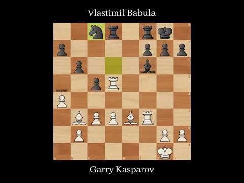 Garry Kasparov 🆚 Vlastimil Babula || Prague (Czech Republic), 2001