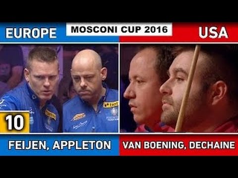 Morris/Woodward vs Shaw/Ouschan [Match 11] ᴴᴰ Mosconi Cup 2016 9-ball