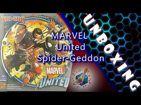 MARVEL United: Spider-Geddon dobozbontás - Painting and Game