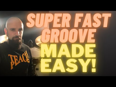 Fast Ghost Note Groove Made Easy! | Drum Lesson