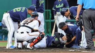 😱頭部に死球…松下歩叶が緊急搬送！ファン騒然のアクシデント⚾