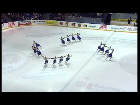 Valley Bay Synchro yhdeksäs junioreiden SM-muodostelmaluistelussa 6.3.2011