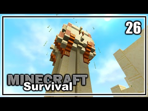 JayDeeMC - An Enchanting Desert Wizard Tower! | Minecraft Bedrock 1.16 Survival Let's Play | Ep 26