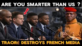 Are You Smarter Than Us? — Ibrahim Traoré DESTROYS French Journalist Live