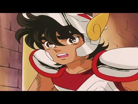 Os Cavaleiros do Zodíaco- Seiya de Pégazo vs Aioria de Leão parte 1
