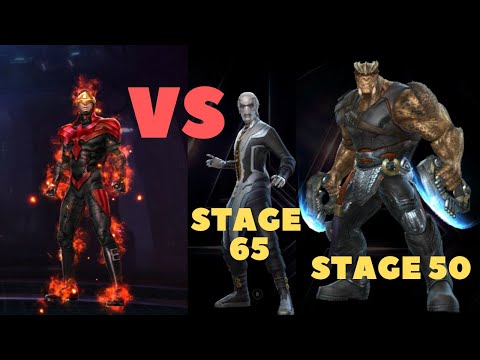 T3 Cyclops VS Ebony Maw Stage 65 + Cull Obsidian Stage 50 - Good Enough? - Marvel Future Fight